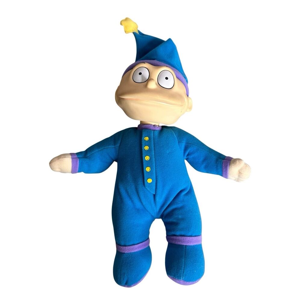 Mattel Rugrats 12" Tommy Pickles Slumber Party Vinyl Plush Doll Vintage 1997